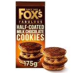 Fox's Half-Coated Milk Chocolate  Cookies 175g