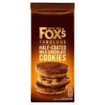 Fox's Half-Coated Milk Chocolate  Cookies 175g