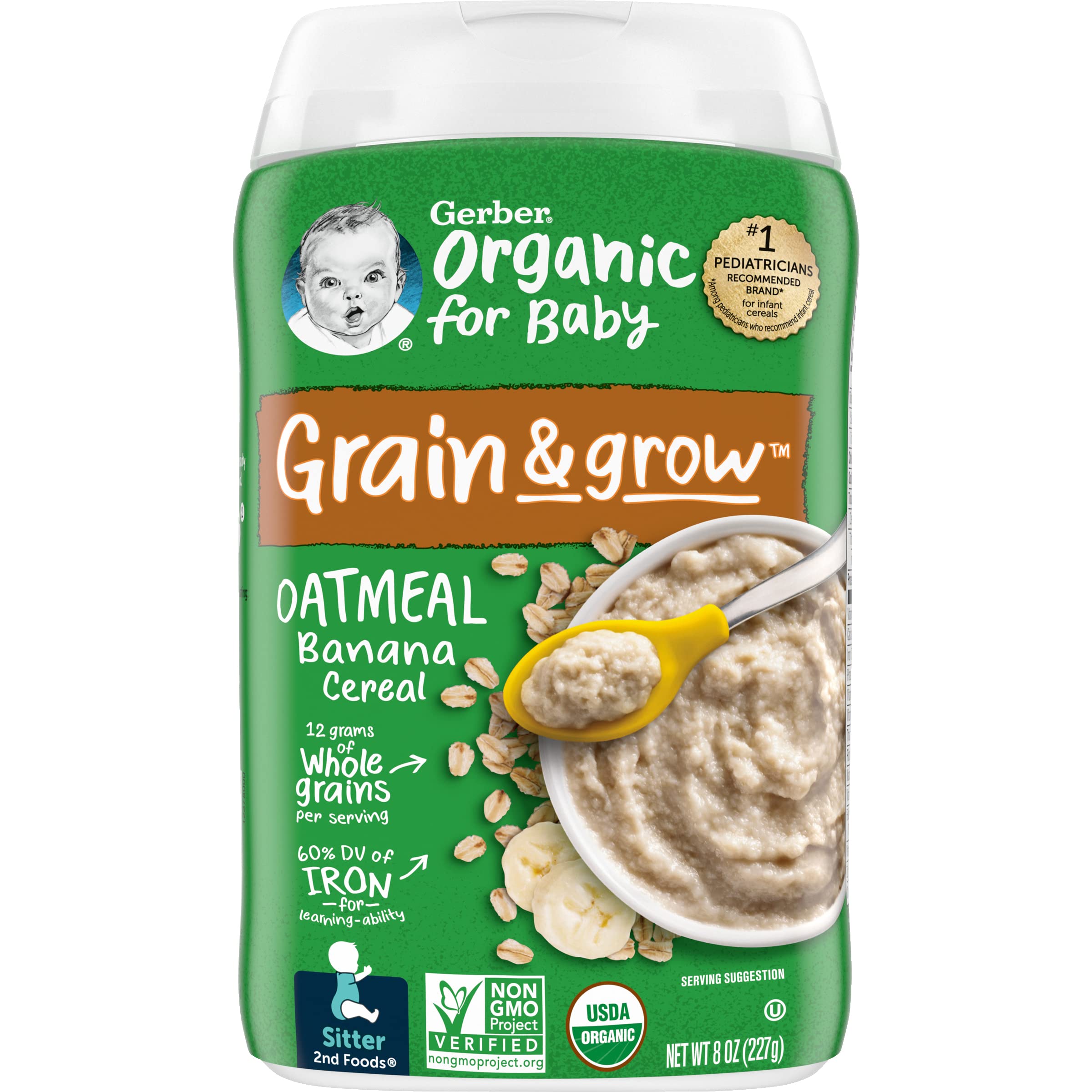 Organic Oatmeal Banana Cereal 227g