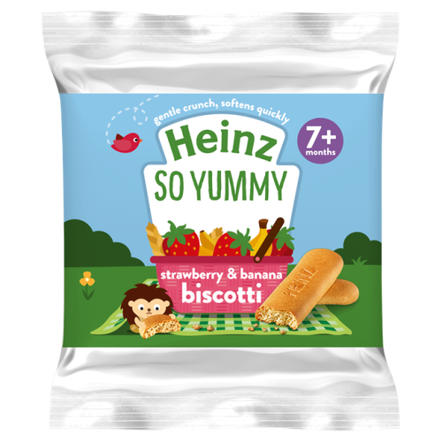 Heinz Strawberry and Banana Biscotti 60g