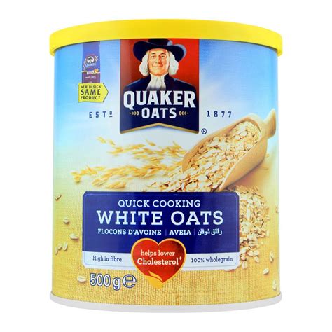 Quaker Quick Cooking White Oats 500g