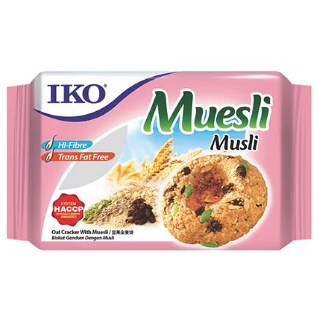 Iko Oat Crackers with Muesli 178g