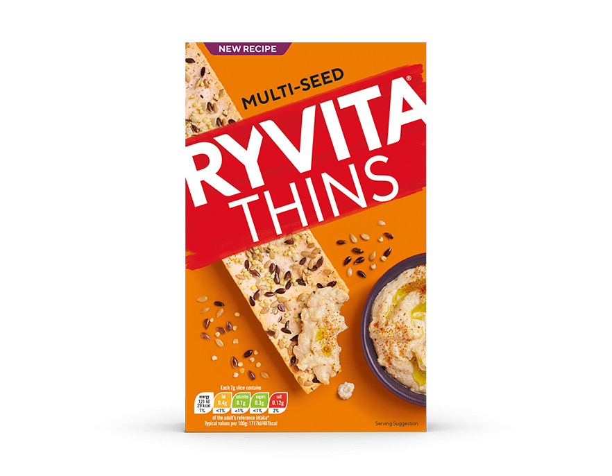 Ryvita Thins Multi-Seed Snack 125g