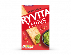 Ryvita Thins Sweet Chilli Snack 125g