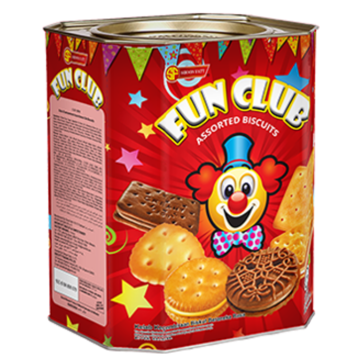 Shoon Fatt Fun Club Assorted Biscuits 600g