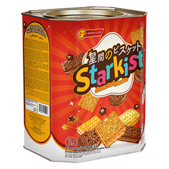 Shoon Fatt Starkist Assorted Biscuits 600g