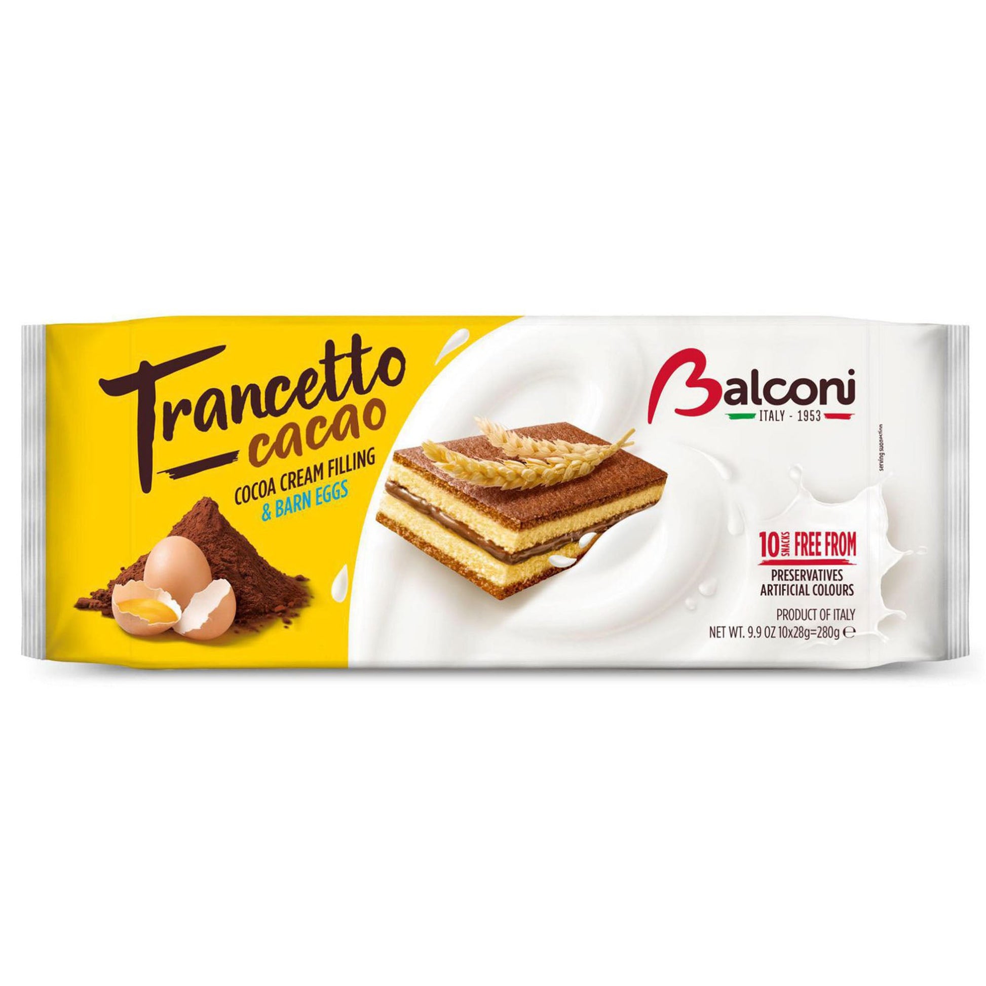 Balconi Trancetto Cacao Cocoa Cream Filling, 280g