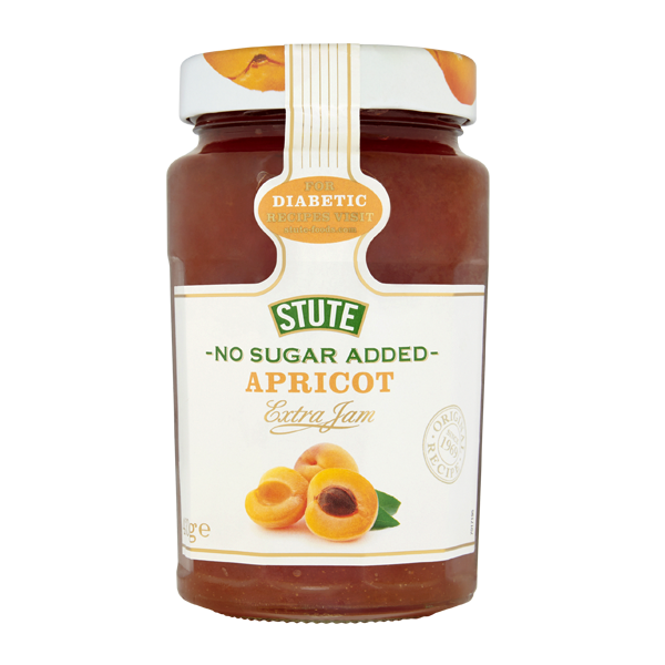 Stute No Sugar Added Apricot Jam 430g