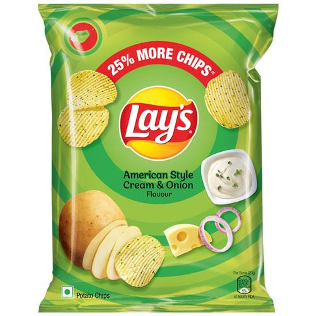 Lays American Style Cream & Onion Flavour Chips 40g