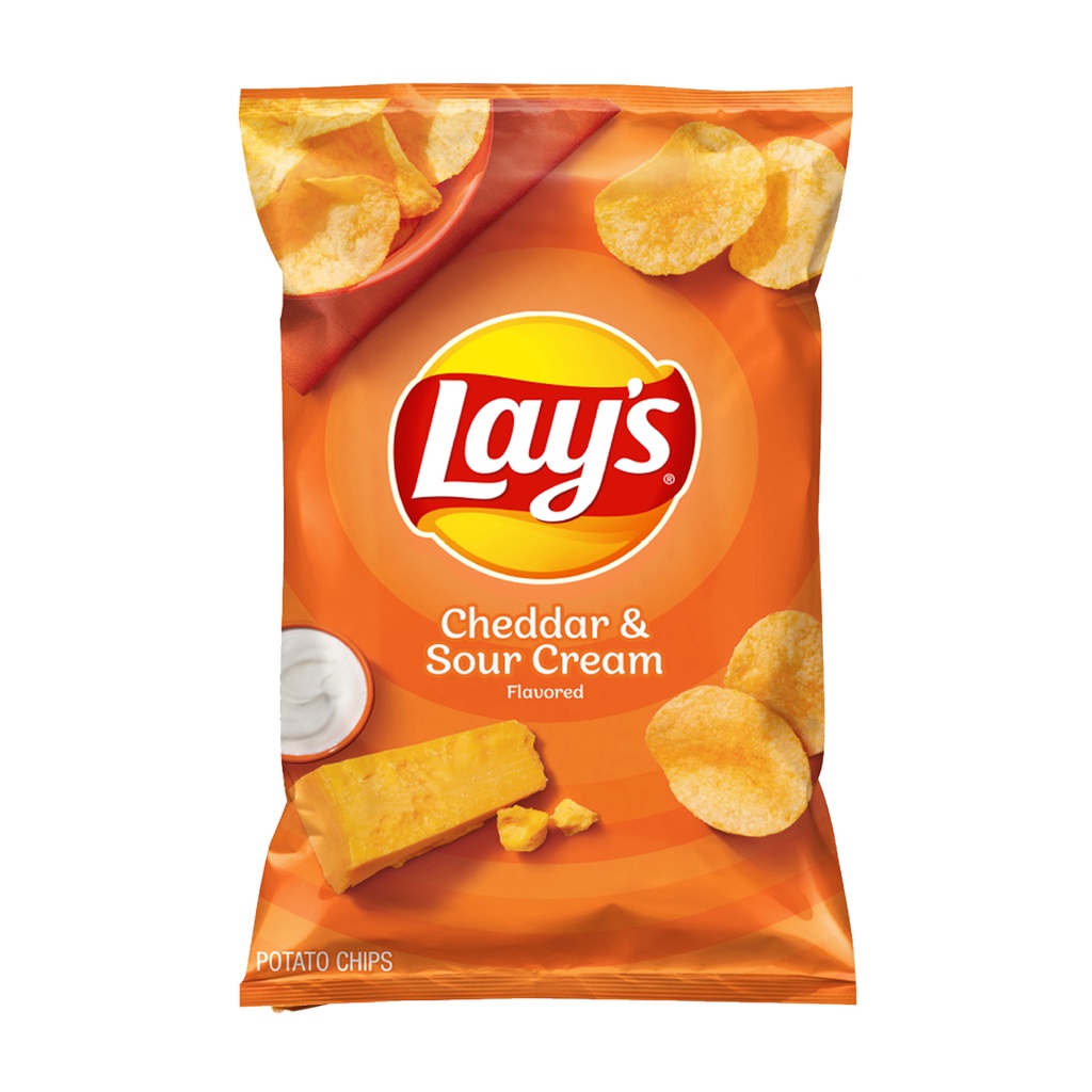 Lay's  Cheddar & Sour Cream Flavored 219.7g