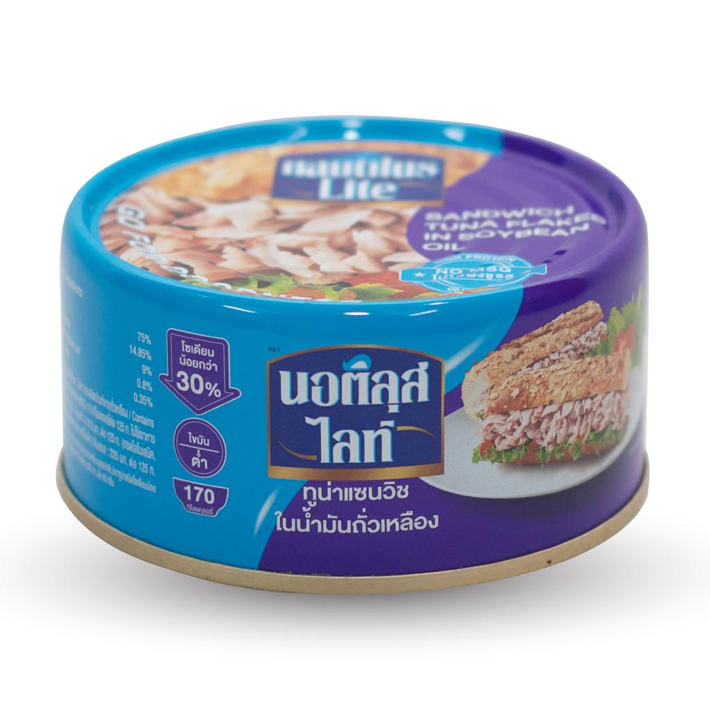 Nautilus Tuna Sandwich in Soybean Oil 165g