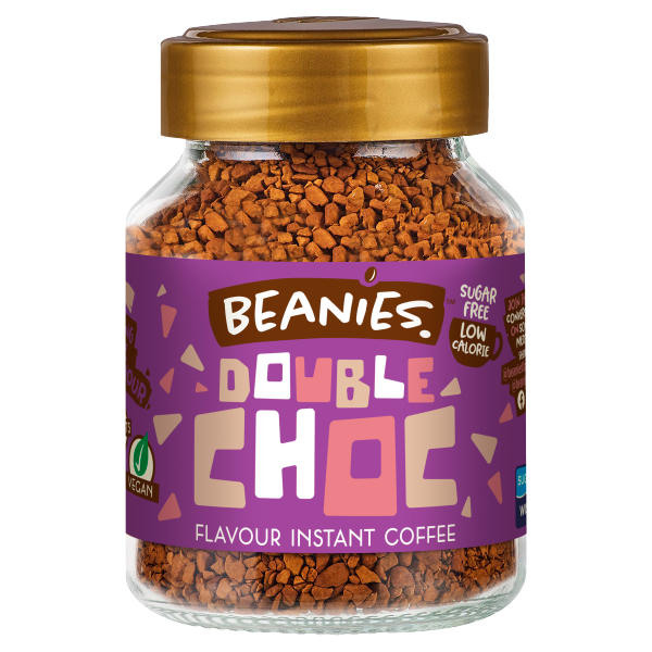 Beanies Double Choc Flavour Instant Coffee 50g