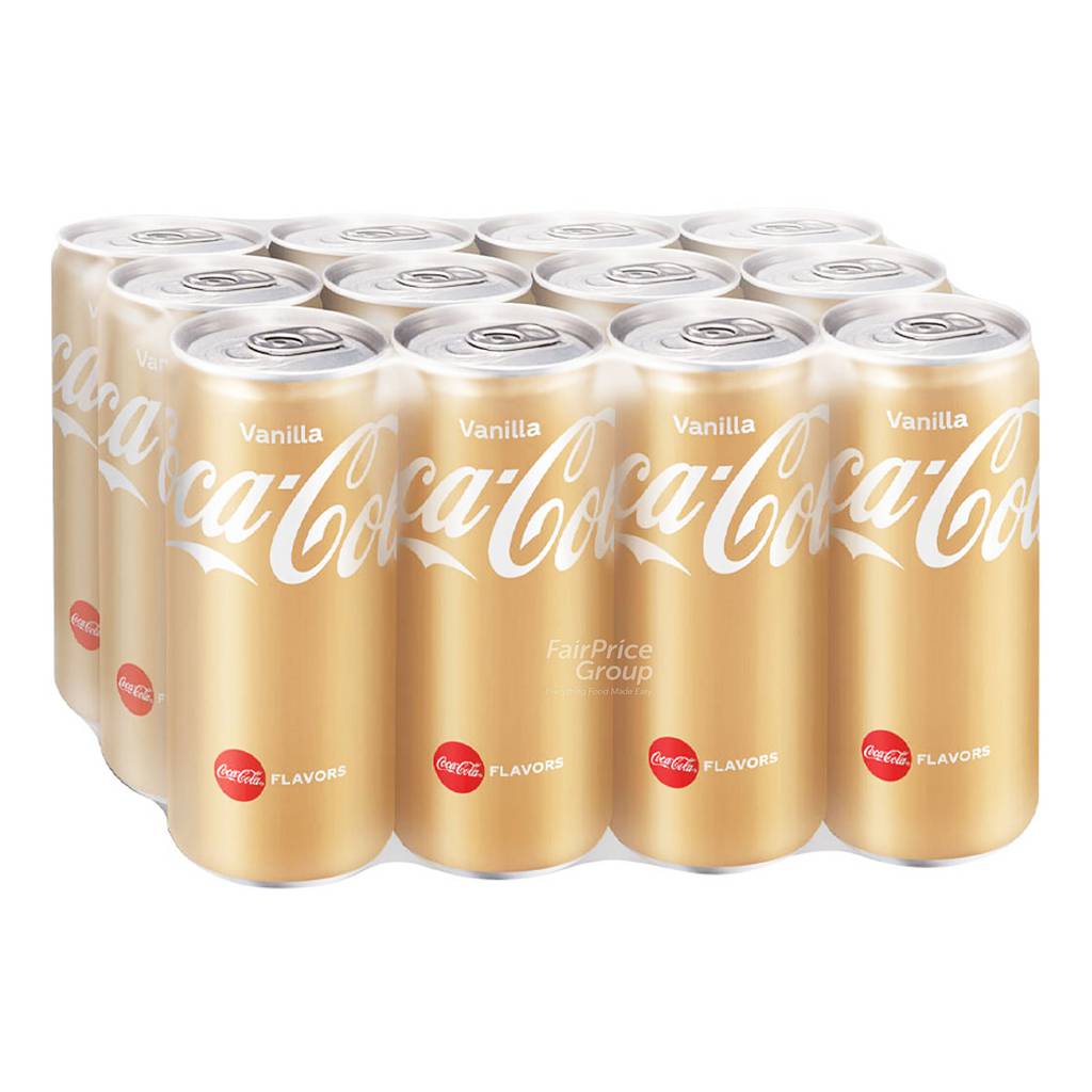 Coca-Cola Can Drink Vanilla 320g 12pcs