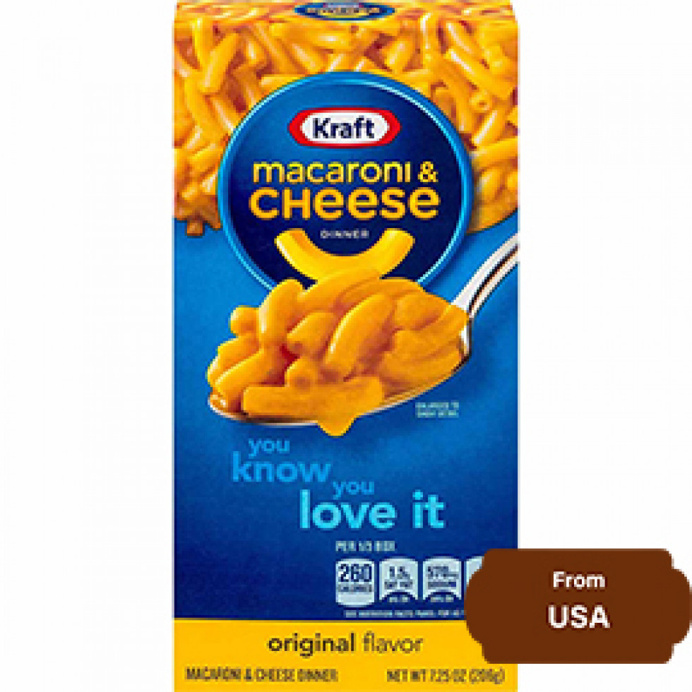 Kraft Macaroni & Cheese Original Flavor 206g - Welcome To Food Gallery