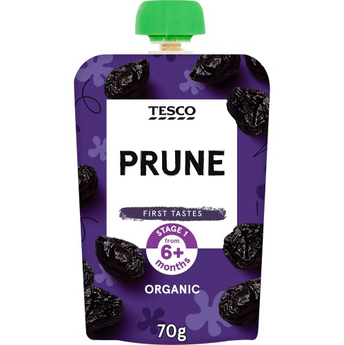 Tesco Prune Babyfood Pouch 70g