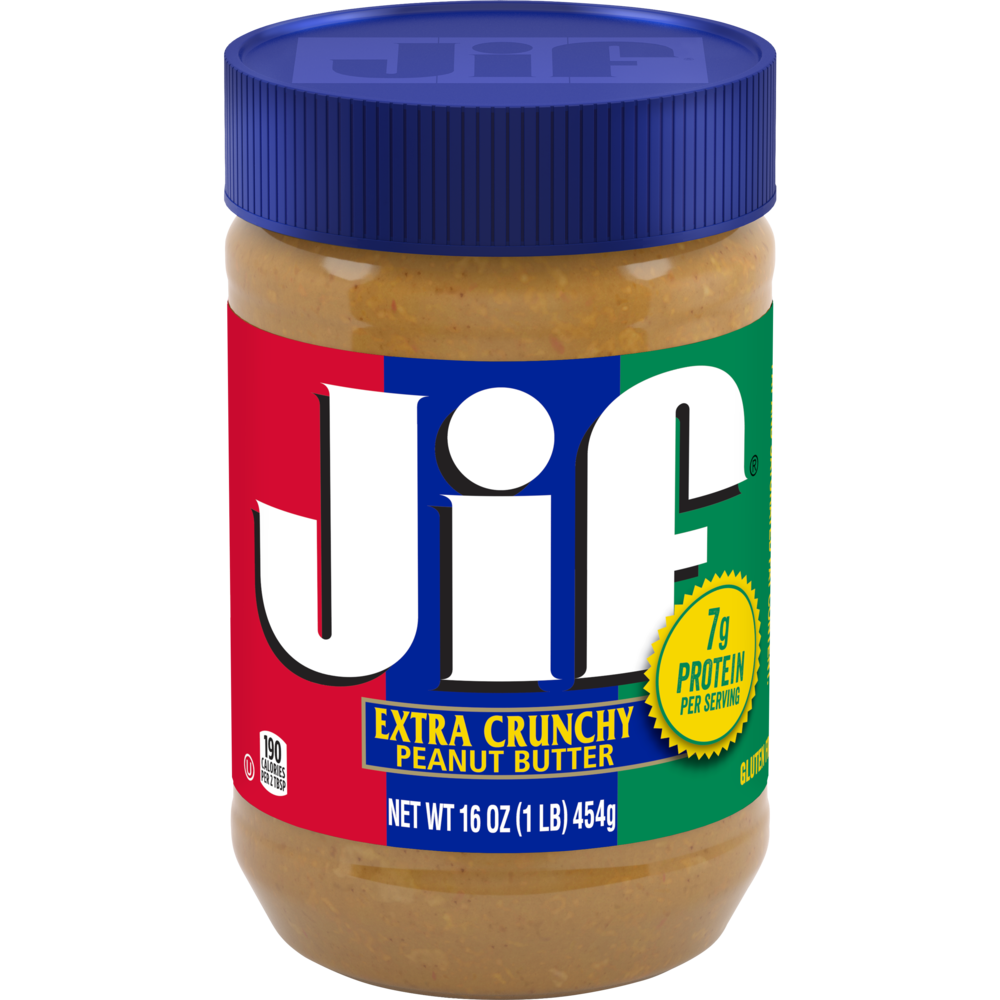 Jif Extra Crunchy Peanut Butter 454g