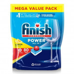 Finish Powerball Power All-In-1 Dishwasher Tablets - Lemon, 80pcs