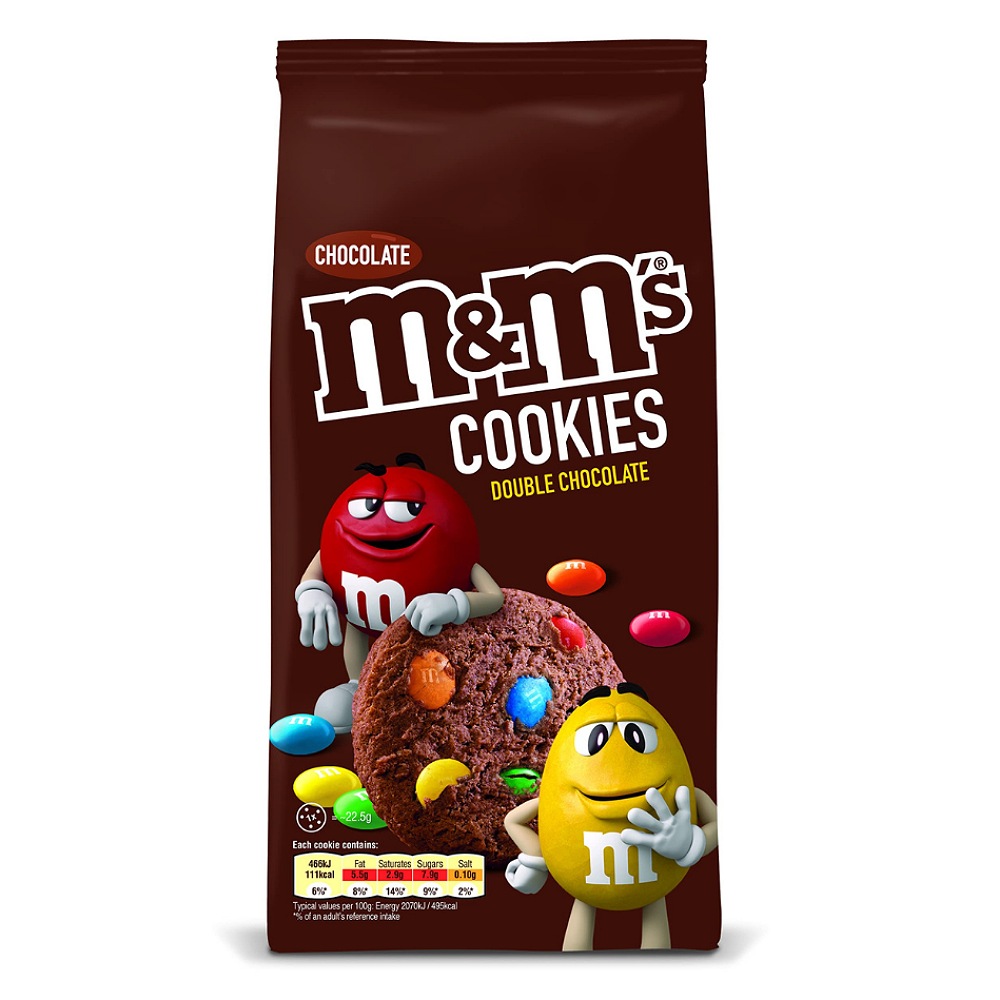 M&M's Cookies Double Chocolate 180g