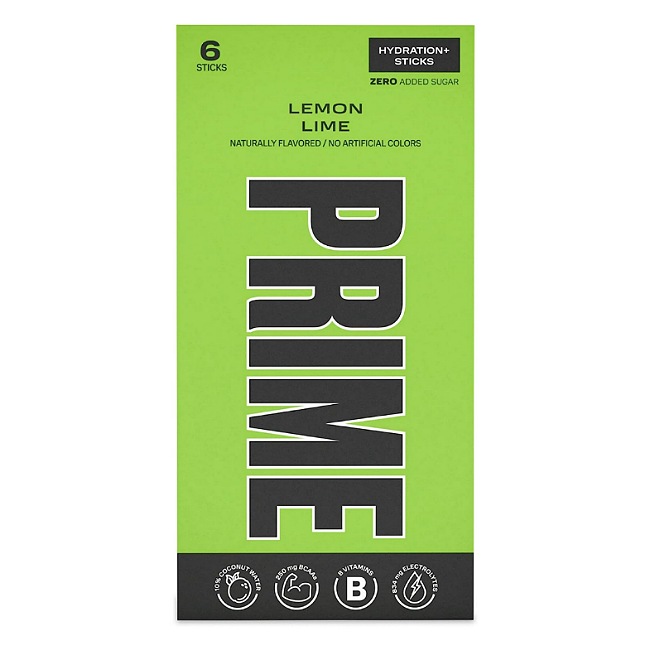 Prime Lemon Lime Hydration Sticks 58.8g