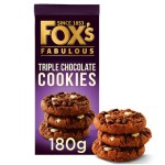 Fox's Triple Chocolate Cookies Biscuits  180g