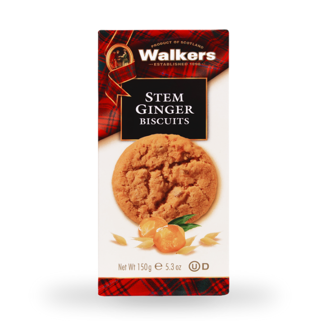 Walkers Stem Ginger Biscuits 150g