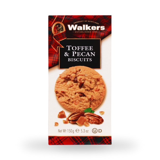 Walkers Toffee & Pecan Biscuits 150g