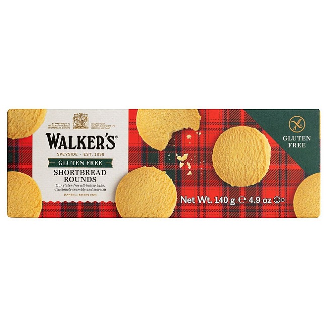 Walkers GLUTEN FREE SHORTBREAD ROUNDS 140g