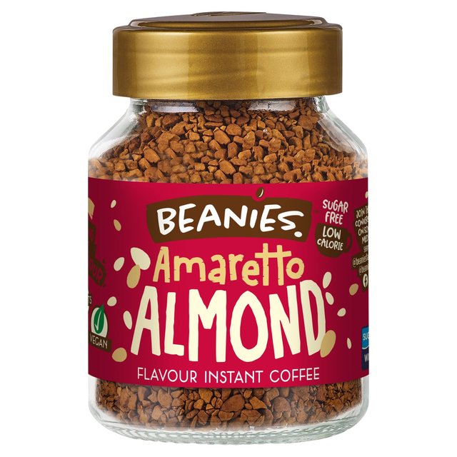 Beanies Amaretto Almond Flavoured Coffee 50g