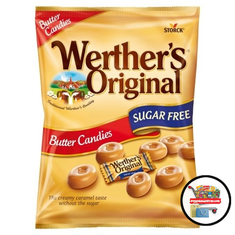 Werther's Original Butter Candies Sugar Free 80g