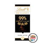 Lindt 99 Cocoa Dark Chocolate 50g