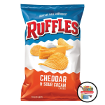 Ruffles Cheddar and Sour Cream Flavored Potato Chips 184.2g