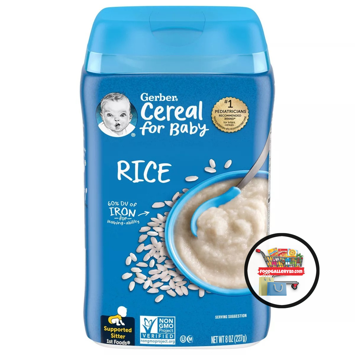 Gerber Baby Cereal Rice 227g