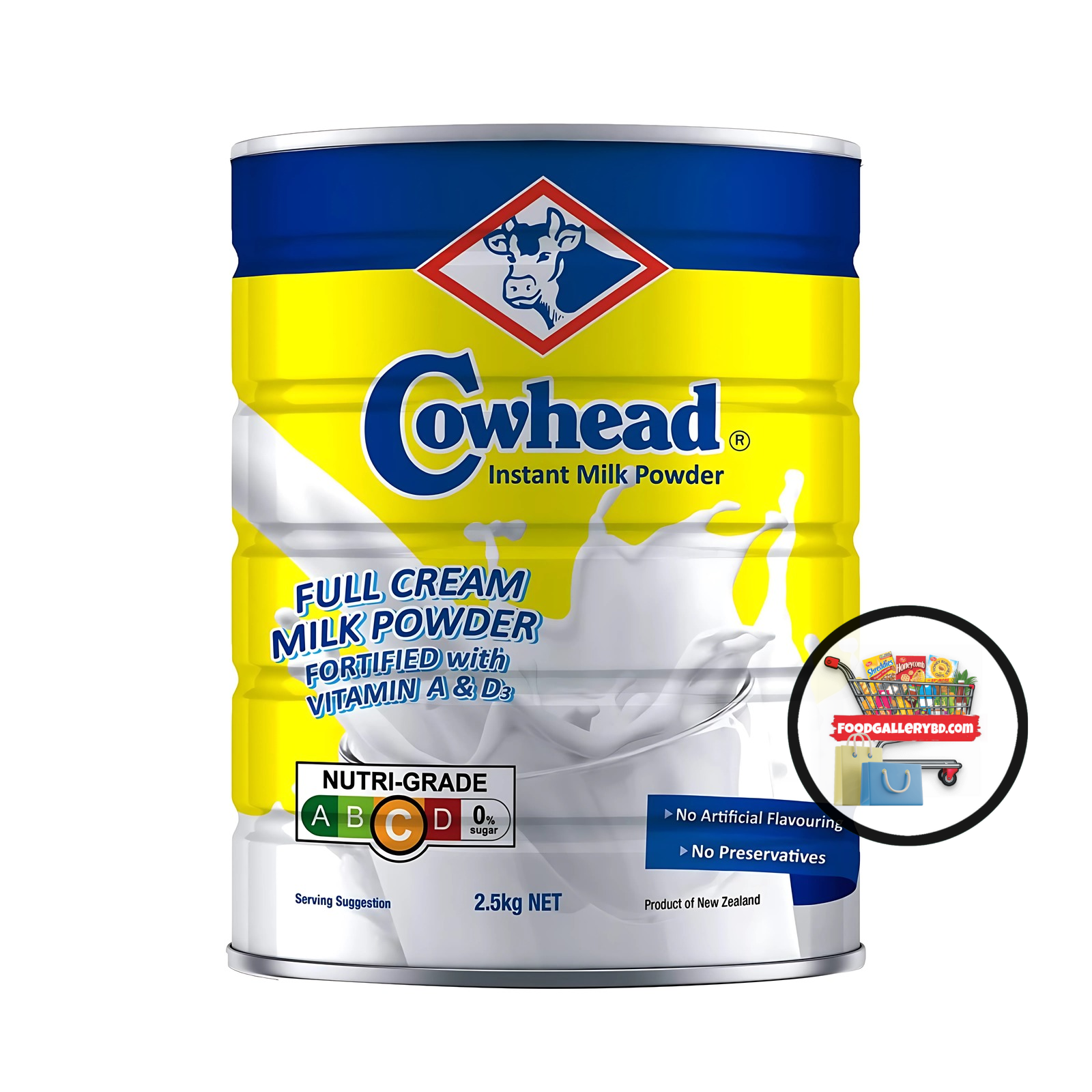 Cowhead Full Cream Milk Powder 2500g