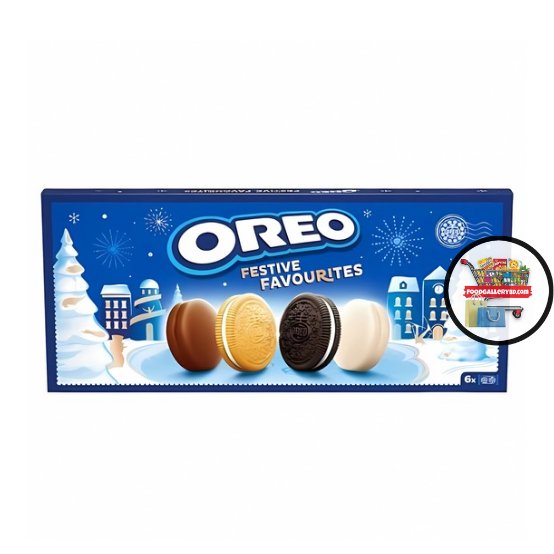 Oreo Festive Favourites Assorted Biscuit Selection Box 170g