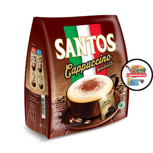 Santos Cappuccino 3 in 1 Instant Coffee 500g