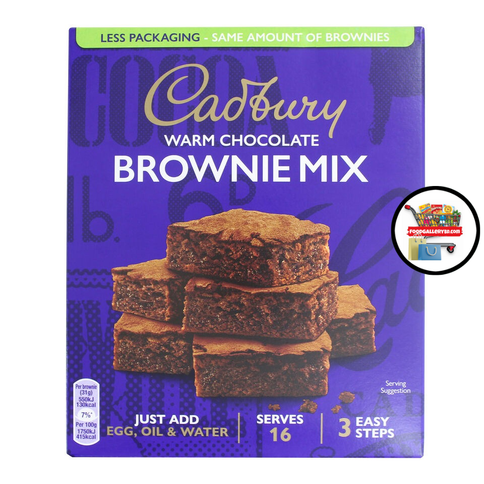 Cadbury Warm Chocolate Brownie Mix 350g