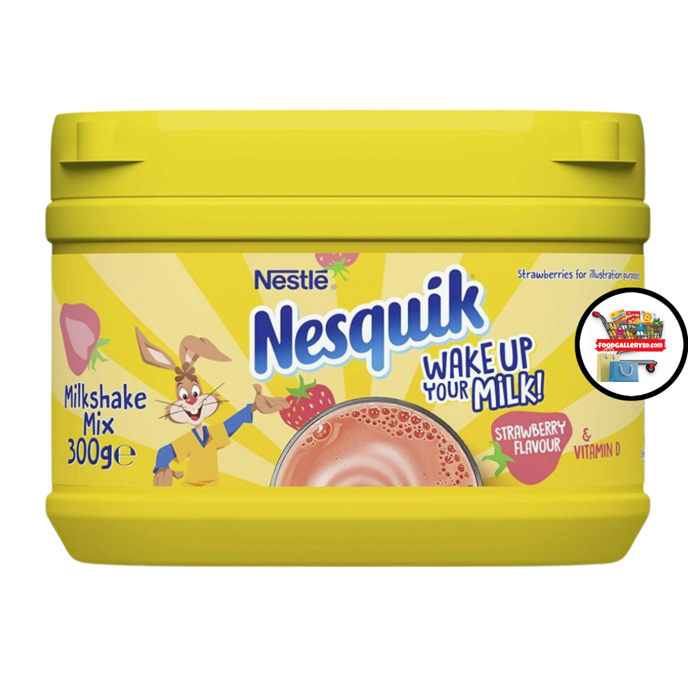 Nestle Nesquik Strawberry Flavor Milkshake Mix 300g