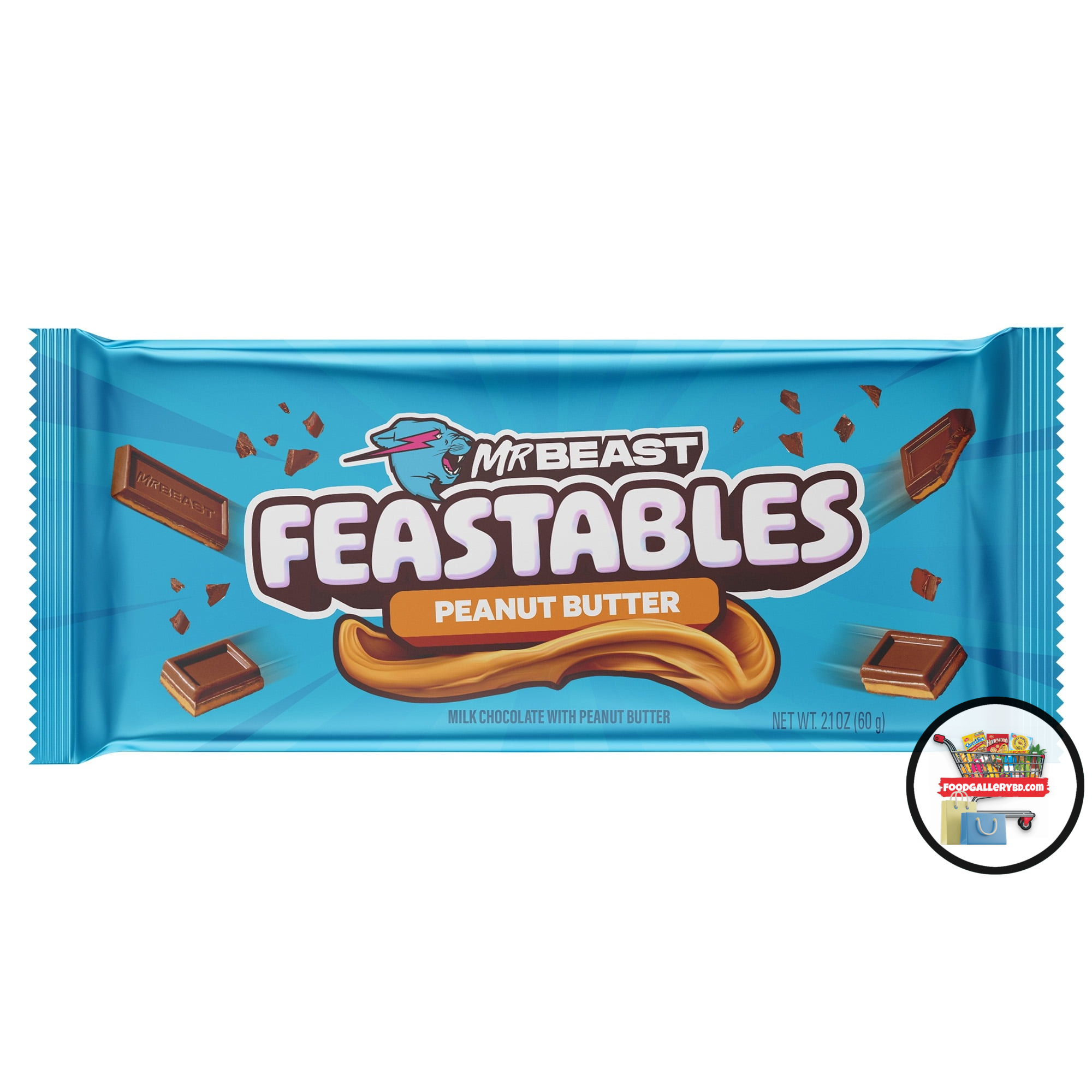 MrBeast Feastables Peanut Butter 60g