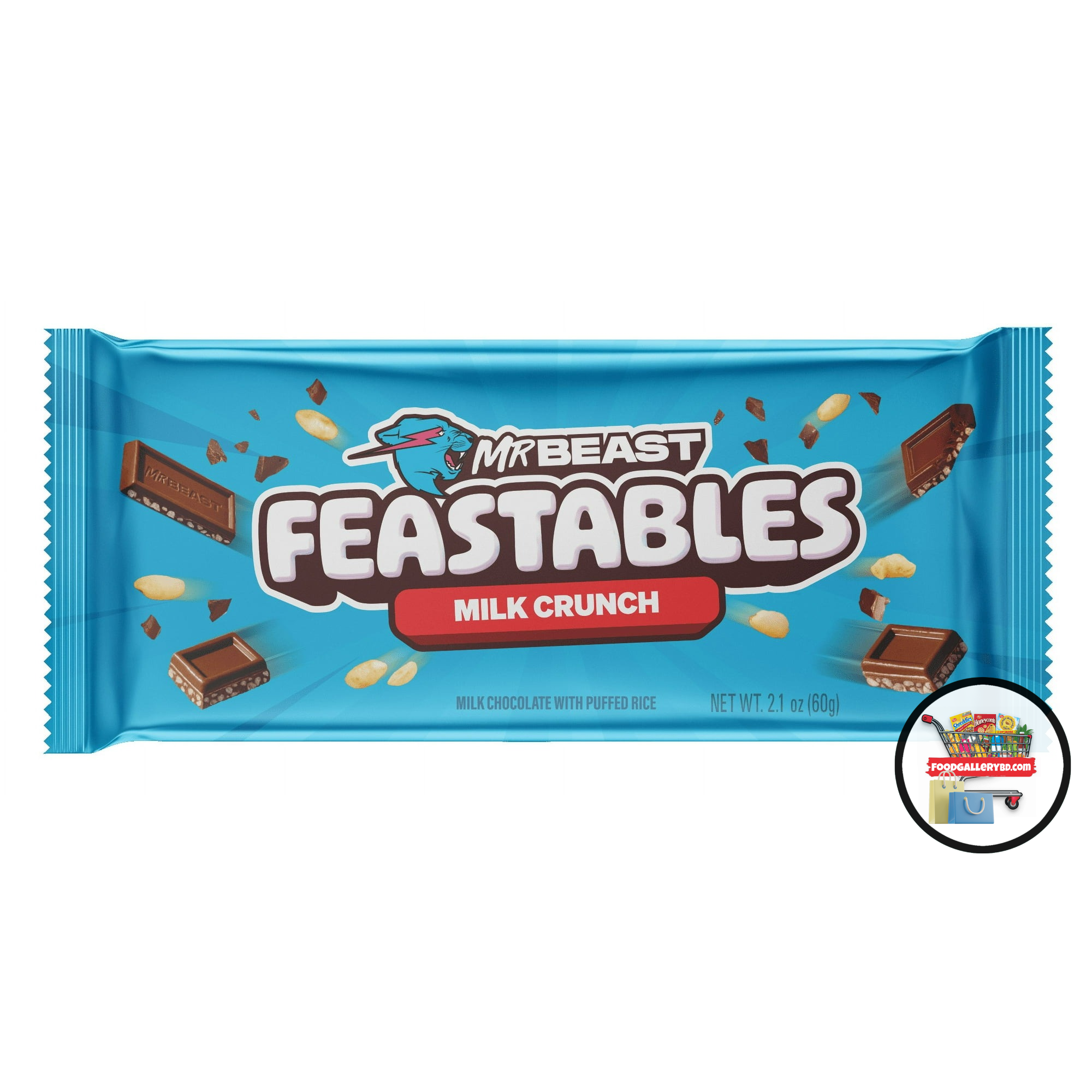 MrBeast Feastables Milk Crunch 60g